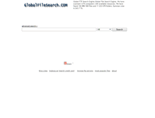 Tablet Screenshot of globalfilesearch.net